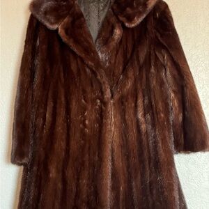 Bonwit Teller Brown Mink Coat